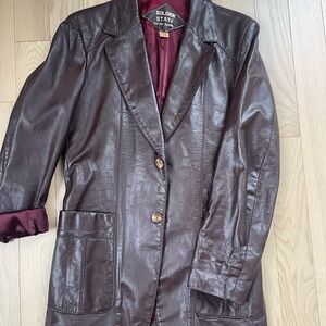 Women's Brown Leather Jacket